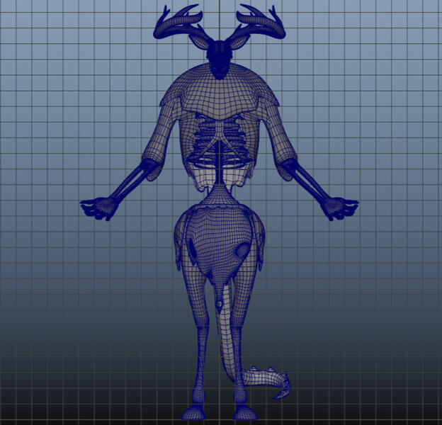 Wendigo Wireframe (Front)
