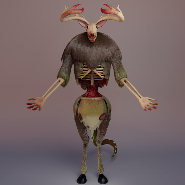 Wendigo Fur and texture practice